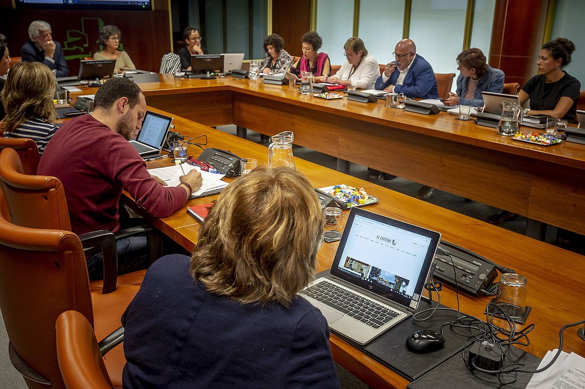 Altsasuko auziko gazteen gurasoek agerraldi bat egin zuten Eusko Legebiltzarrean joan den urrian. JAIZKI FONTANEDA / FOKU. Altsasuko auziko gazteen gurasoek agerraldi bat egin zuten Eusko Legebiltzarrean joan den urrian. JAIZKI FONTANEDA / FOKU.
