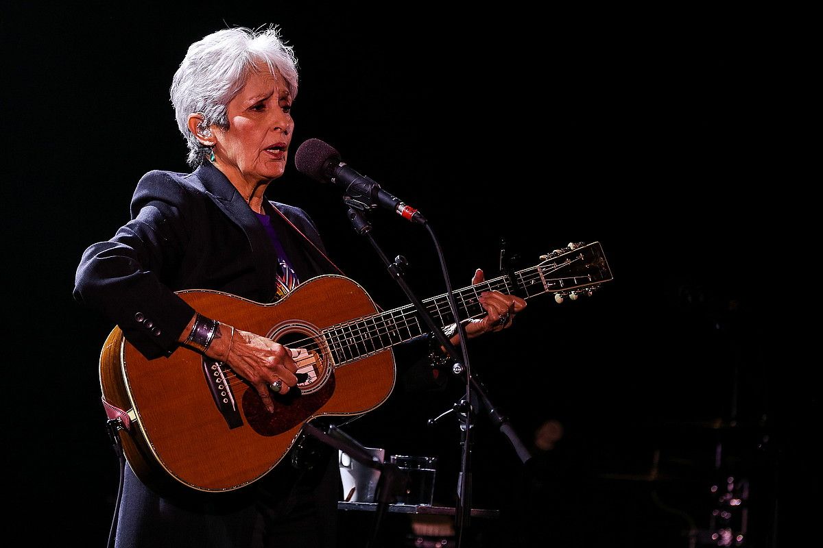 Joan Baez. MANUEL DE ALMEIDA / EFE. Joan Baez. MANUEL DE ALMEIDA / EFE.