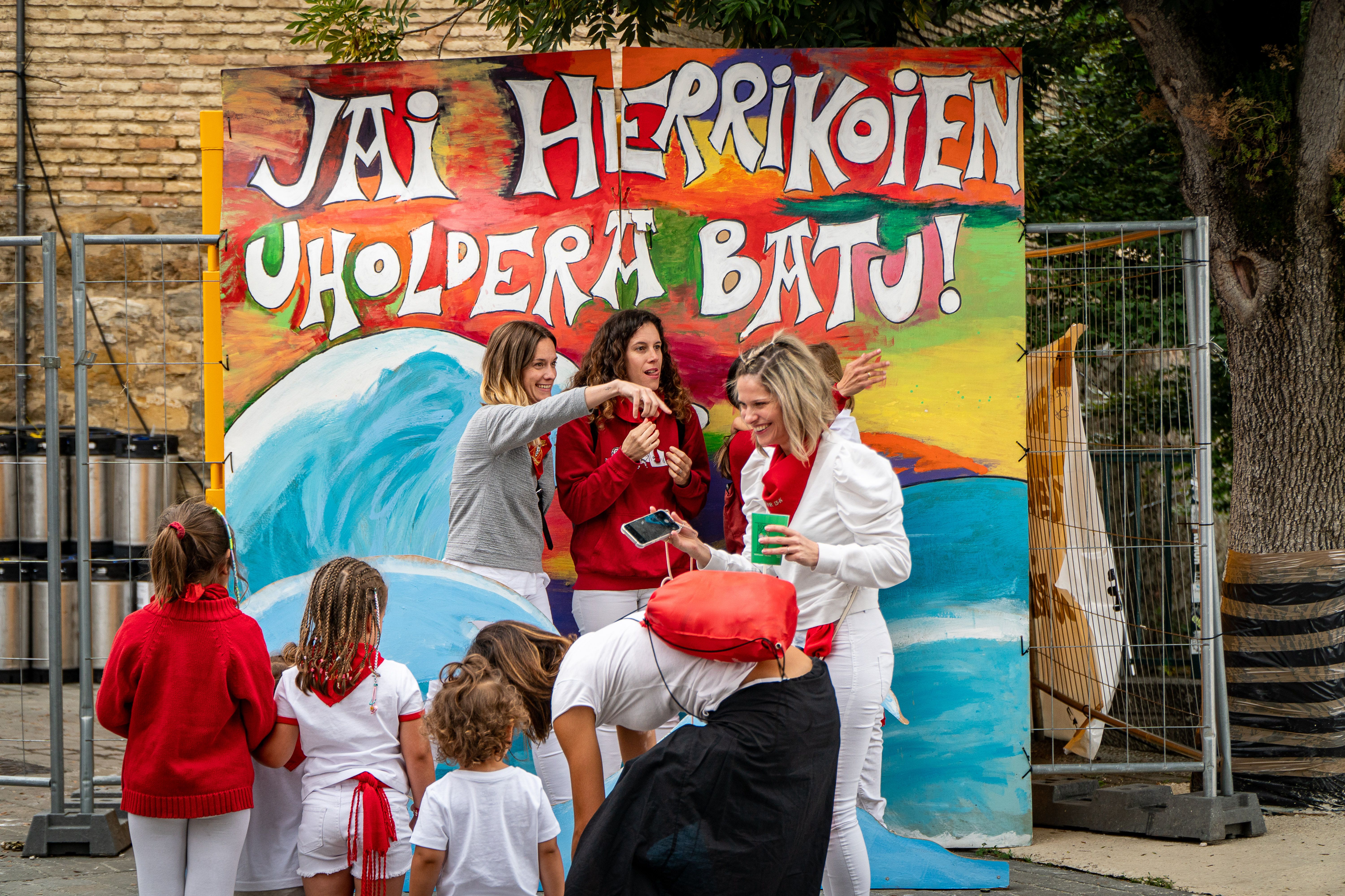Herri Sanferminak, Iruñean. AITOR KARASATORRE / FOKU