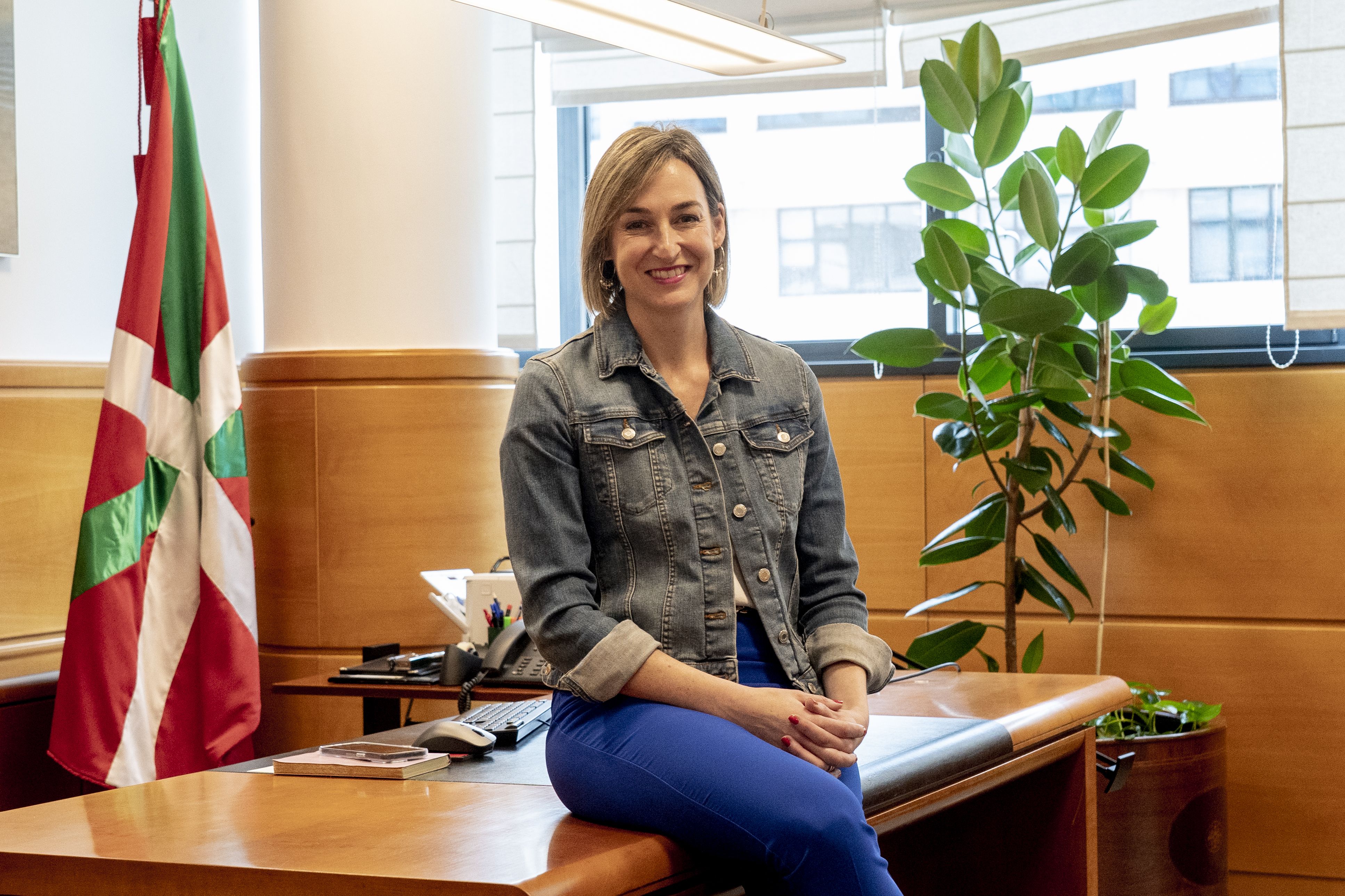 Maria Ubarretxena, Eusko Jaurlaritzako bozeramailea. ENDIKA PORTILLO / FOKU