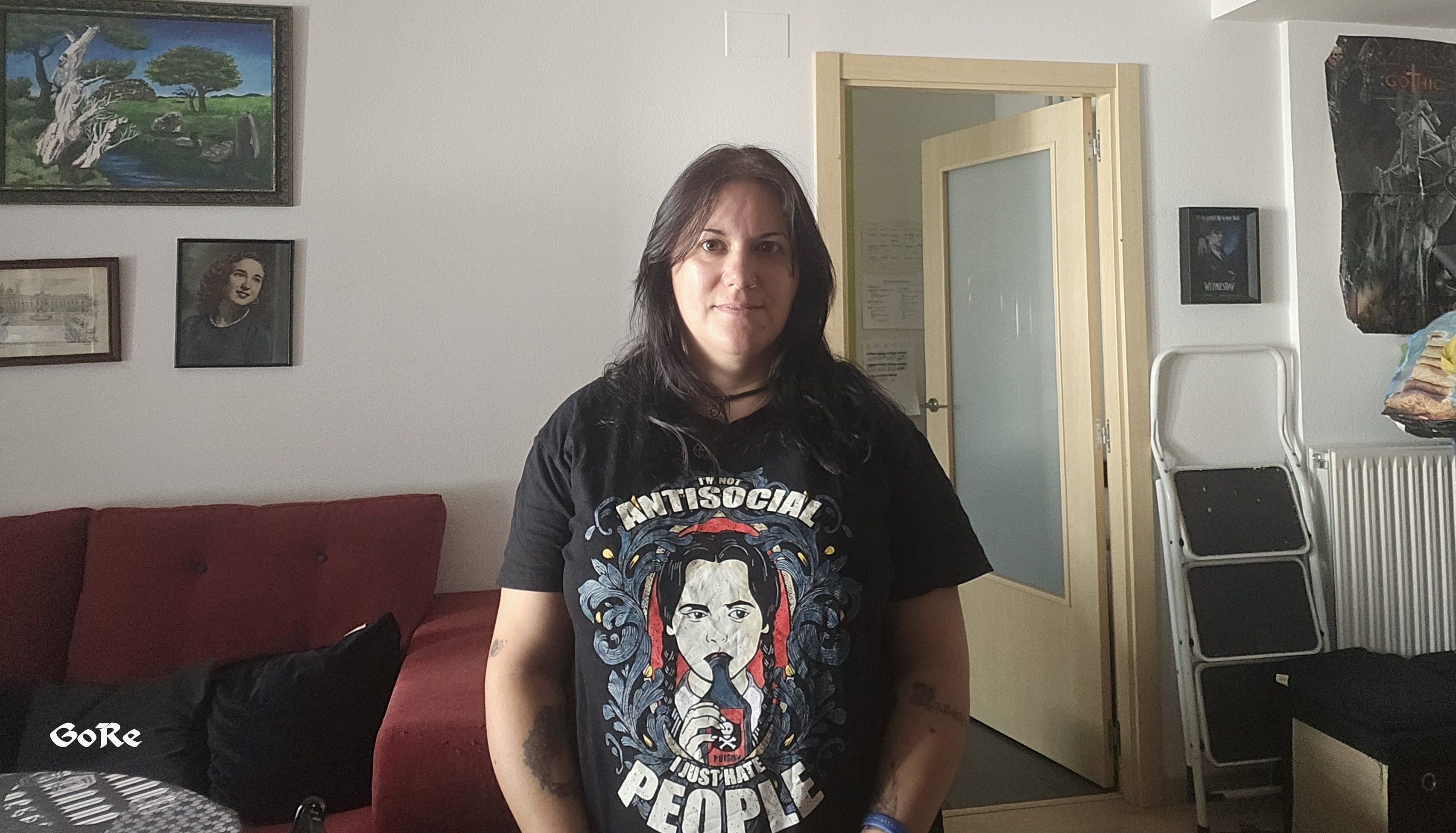 Desiree Ots, MondraTEA taldeko kidea, herenegun. BERRIA
