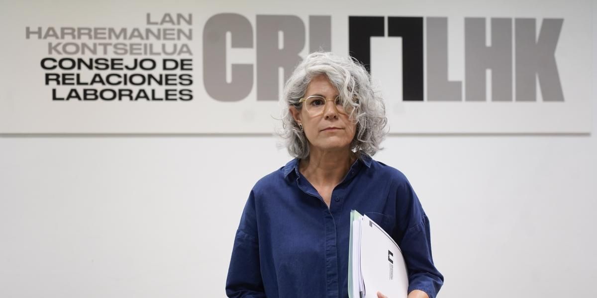 Emilia Malaga Perez, Lan Harremanen Kontseiluaren presidente berria, gaur. MARISON RAMIREZ / FOKU