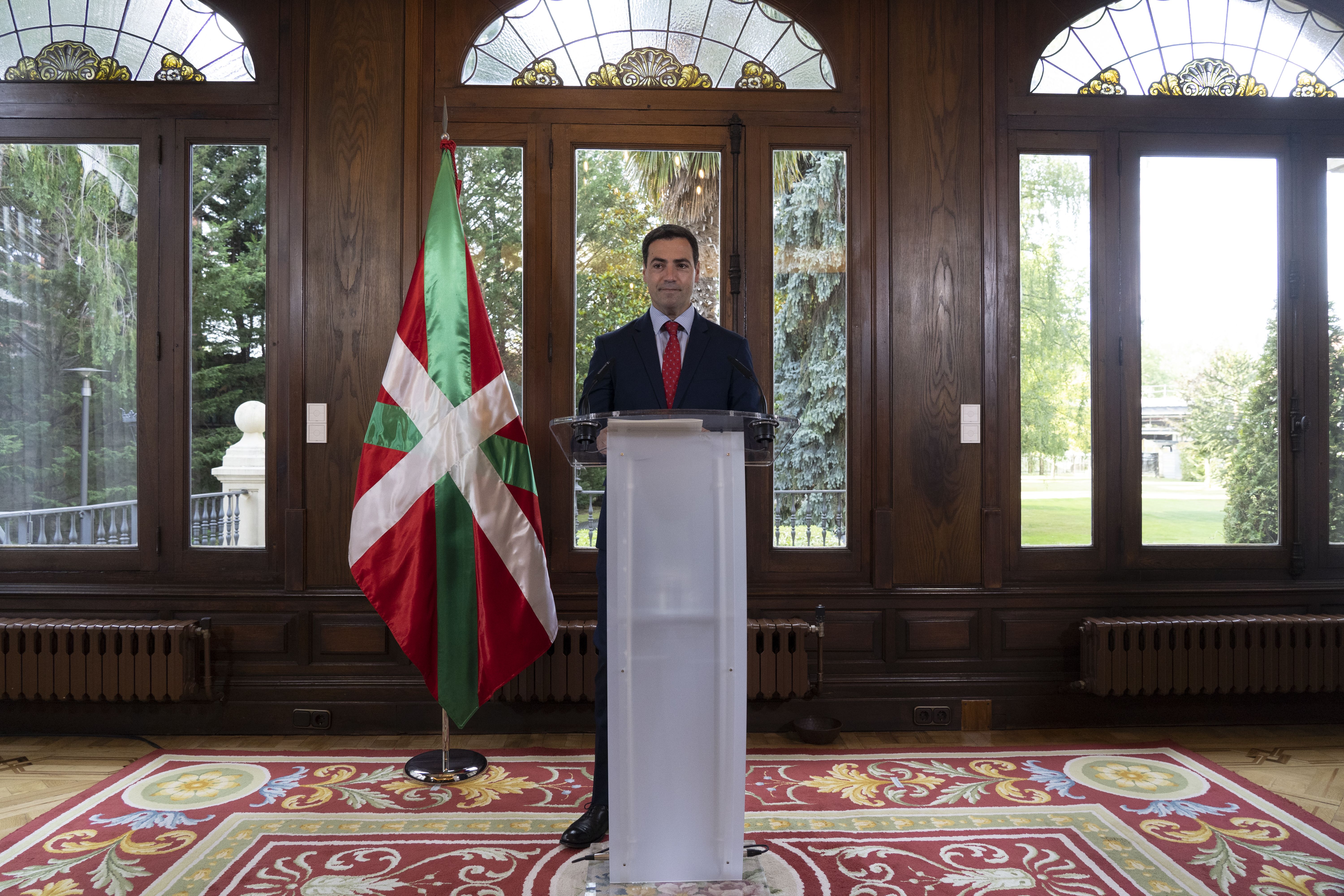 Imanol Pradales, Eusko Jaurlaritzako lehendakaria. ENDIKA PORTILLO / FOKU