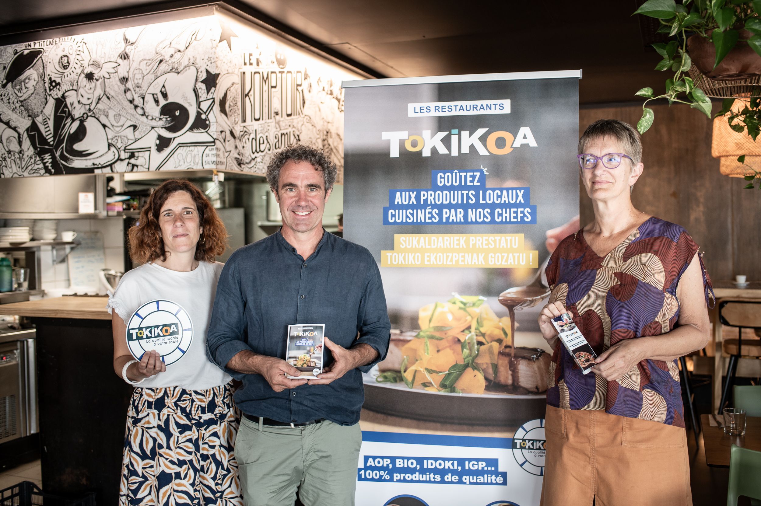 Tokikoa markaren aurkezpena Donibana Lohizunen, gaur. PATXI BELTZAIZ