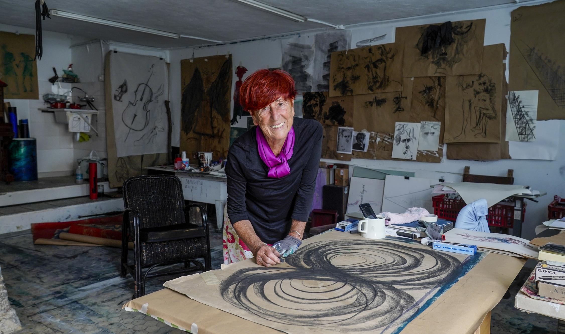 Lorea Oar-Arteta bere Bilboko estudioan, asteartean. MARISOL RAMIREZ / FOKU