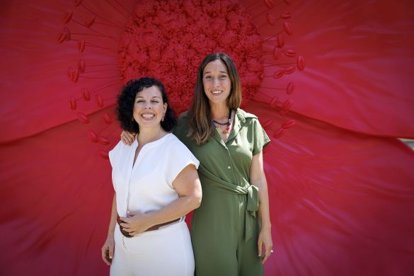 Maria Goirizelaia eta Ane Pikaza, jaialdiaren zuzendari artistikoak. VILLAR LOPEZ Maria Goirizelaia eta Ane Pikaza, jaialdiaren zuzendari artistikoak. VILLAR LOPEZ