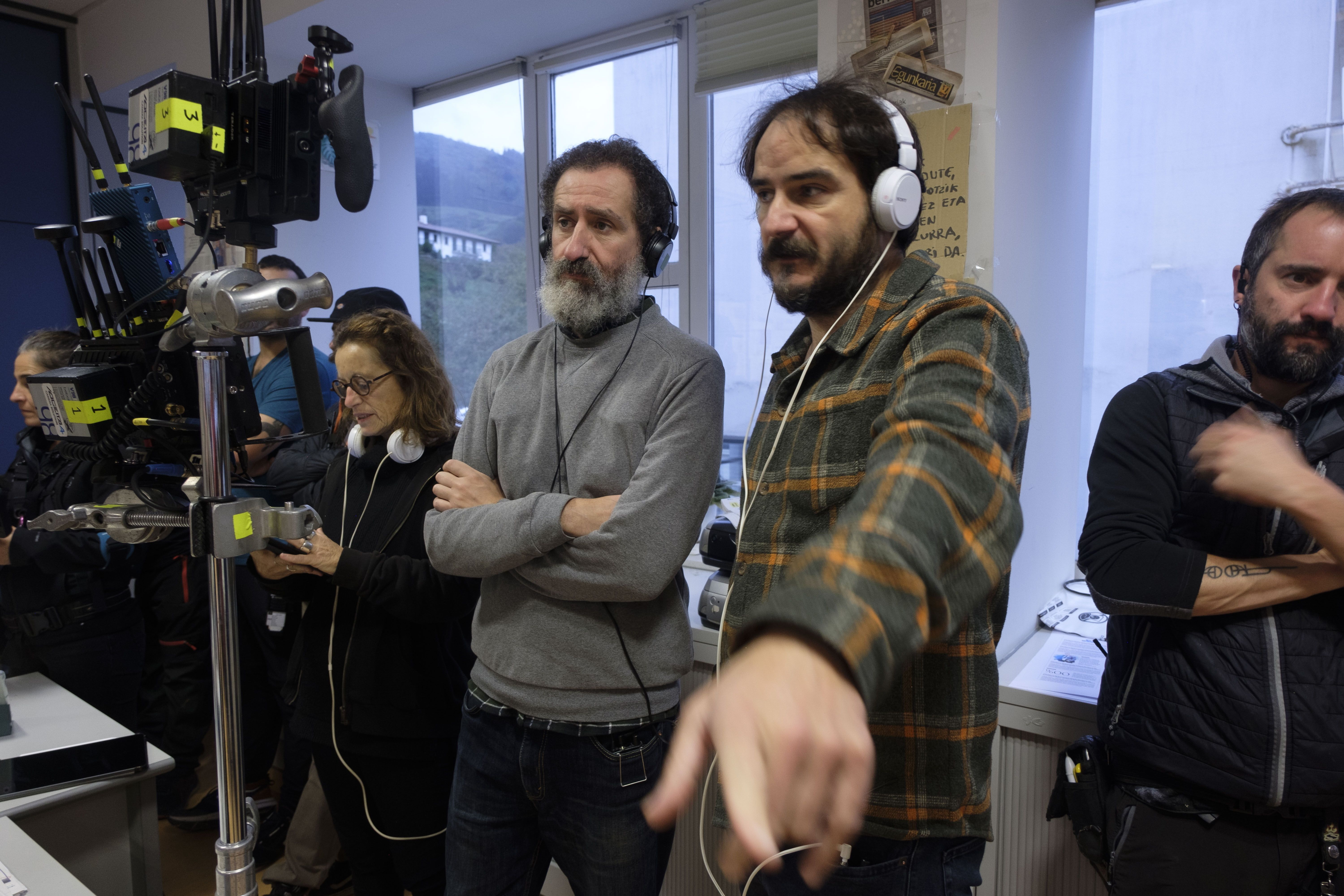 'Marco' filmaren grabazioa, BERRIAren erredakzioan, iazko azaroan. JON URBE / FOKU