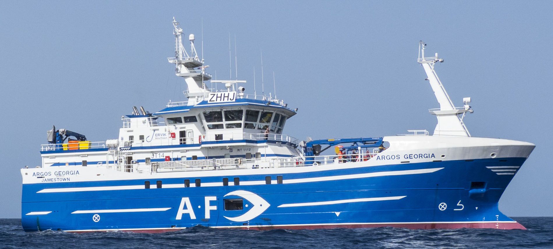 'Argos Georgia' tretzaontzia. WALFORD WATKINS / EFE