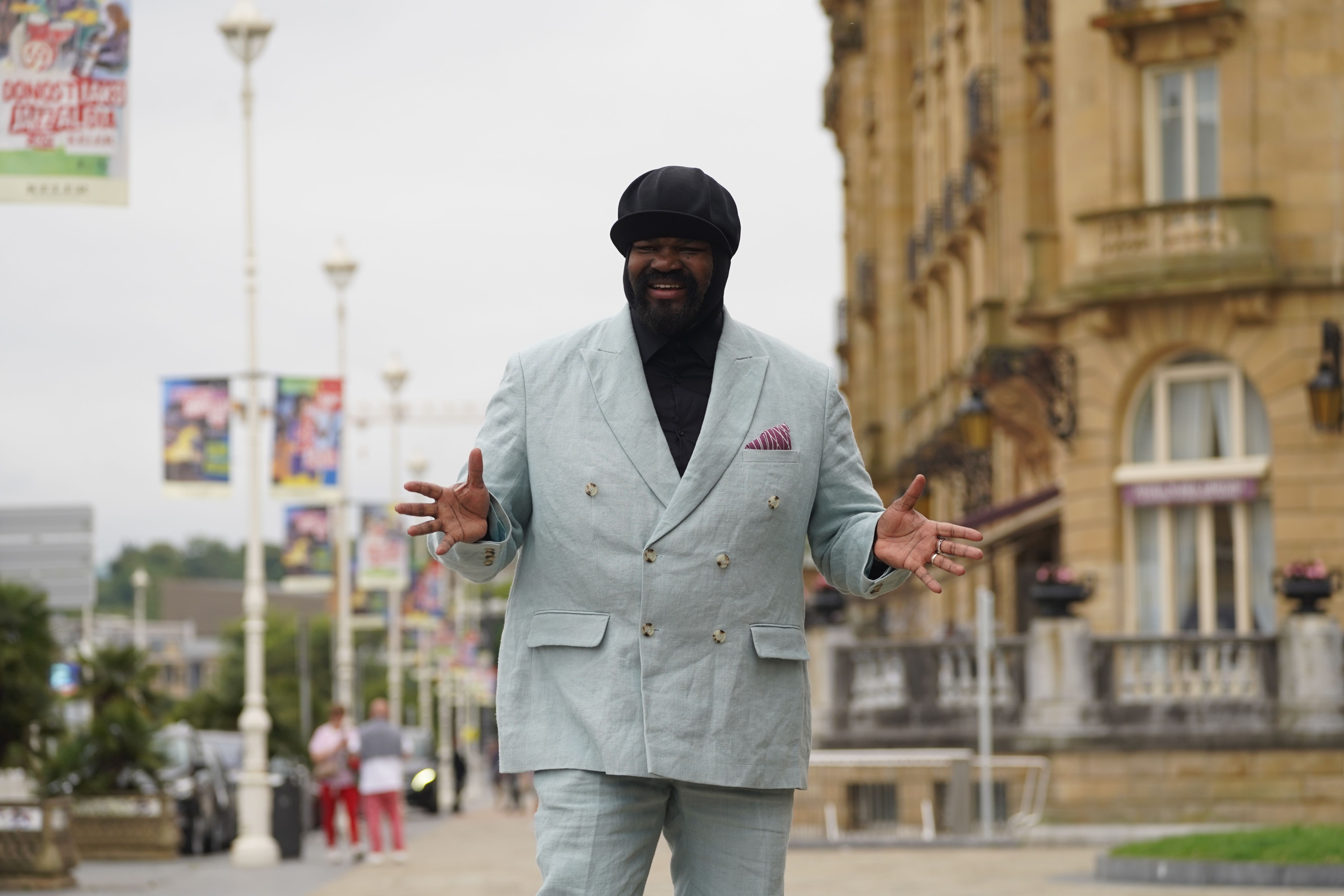 Gregory Porter abeslari estatubatuarra, Donostian. JON URBE / FOKU