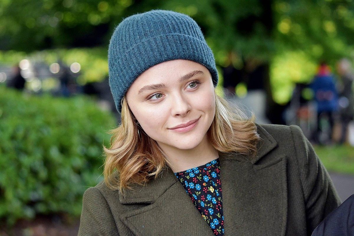 Chloe Grace Moretz aktorea, Greta filmaren eszena batean. BERRIA.