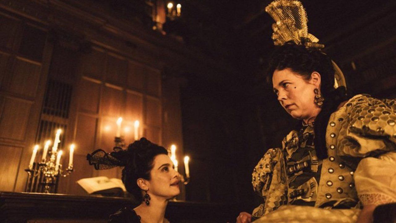 'The Favourite' filmaren fotograma bat.