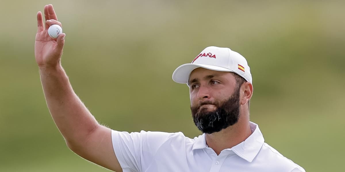 Jon Rahm, kolpe on bat ospatzen. ERIK S. LESSER / EFE