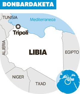 NBEk «gerra krimentzat» du Libiako atxilotze gune bati egindako erasoa.