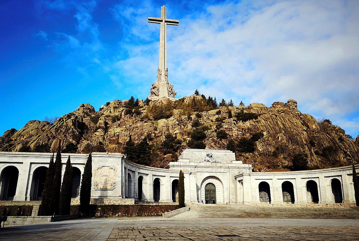 Erorien Harana, frankismoak utzitako monumentu garrantzitsuenetako bat. BORJA MENDEZ / EFE.