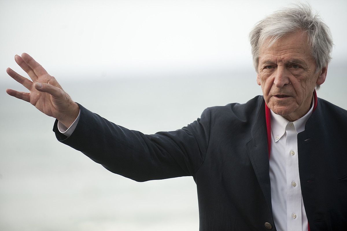 Costa-Gavras Donostiako Zinemaldian lehiatu zen, 2012an, Le capital filmarekin. GARI GARAIALDE / FOKU.