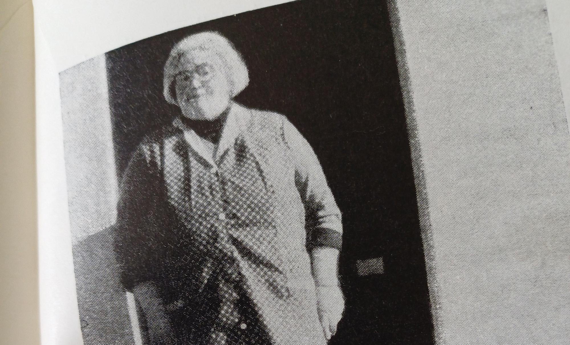 Maddi Hardoi, Txomin Peillenen 'Animismua Zuberoan' liburuko argazkian, 1985. ZALDI ERO