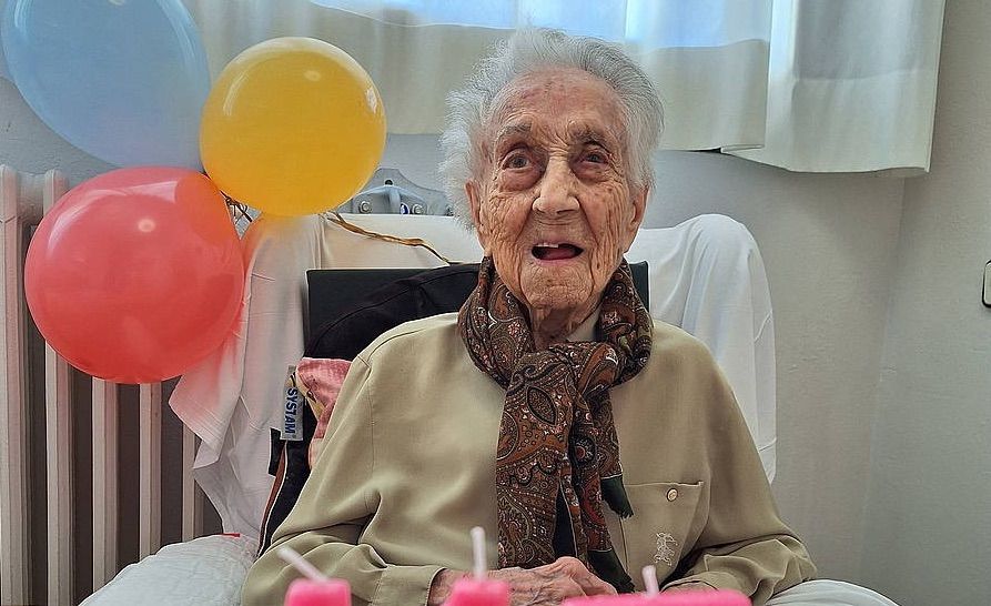 Maria Branyas, 117 urte bete zituen egunean. MARIA BRANYASEN FAMILIA / EFE