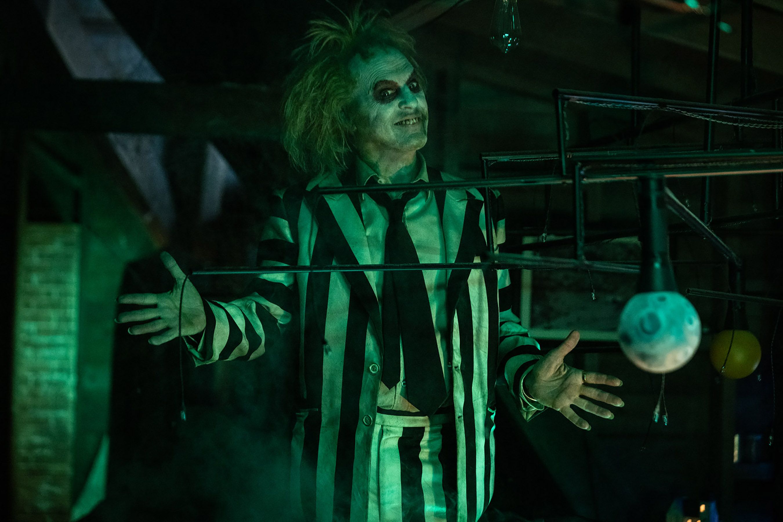 Tim Burton zinemagilearen 'Beetlejuice Beetlejuice' filmak hasiko du Veneziako 81. Zinemaldia. PARISA TAGHIZADEH / EFE