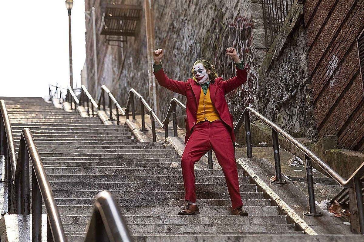 Joaquin Phoenix aktoreak jokatzen du Jokerren rola. BERRIA. Joaquin Phoenix aktoreak jokatzen du Jokerren rola. BERRIA.