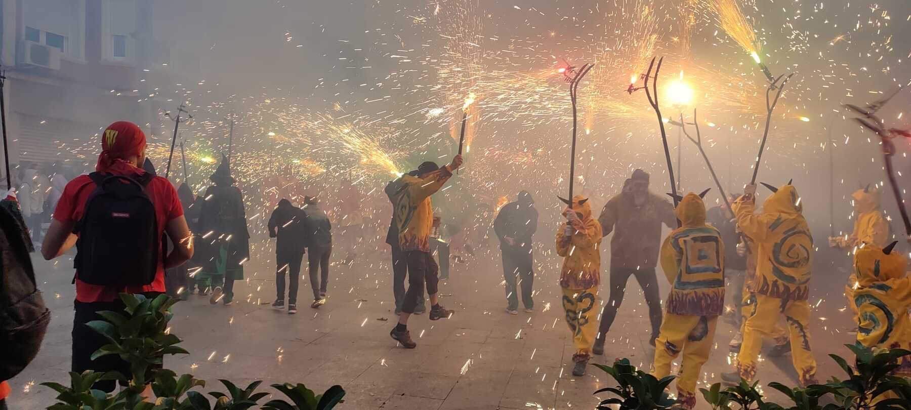 Terrassako festetako 'correfoc'-a Terrassako festetako 'correfoc'-a