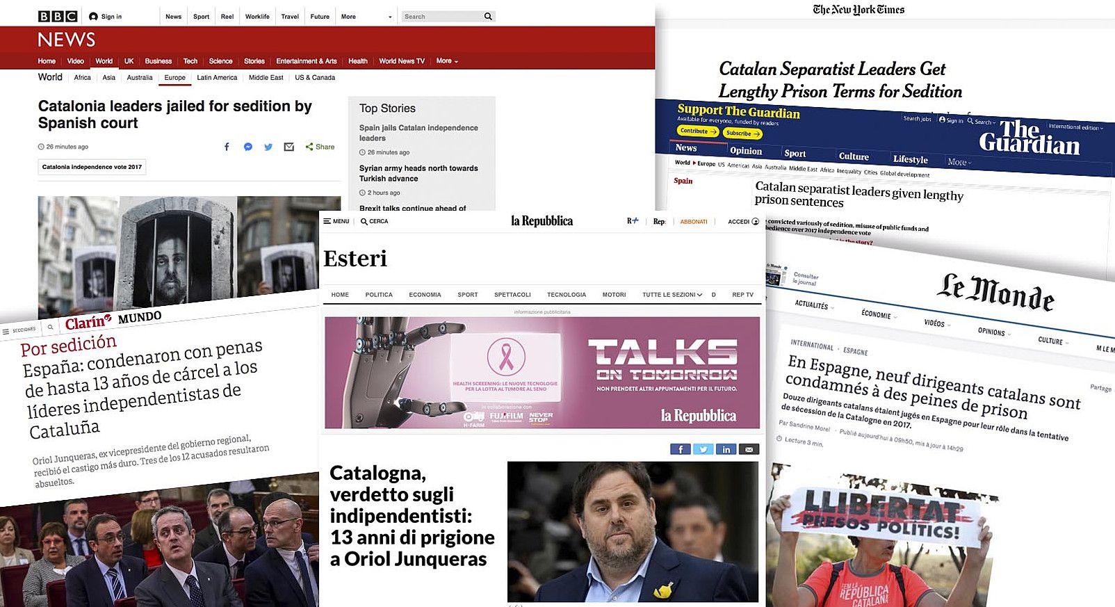 Nazioarteko hainbat hedabidek euren webguneetan argitaratutako albisteak. BERRIA. Nazioarteko hainbat hedabidek euren webguneetan argitaratutako albisteak. BERRIA.