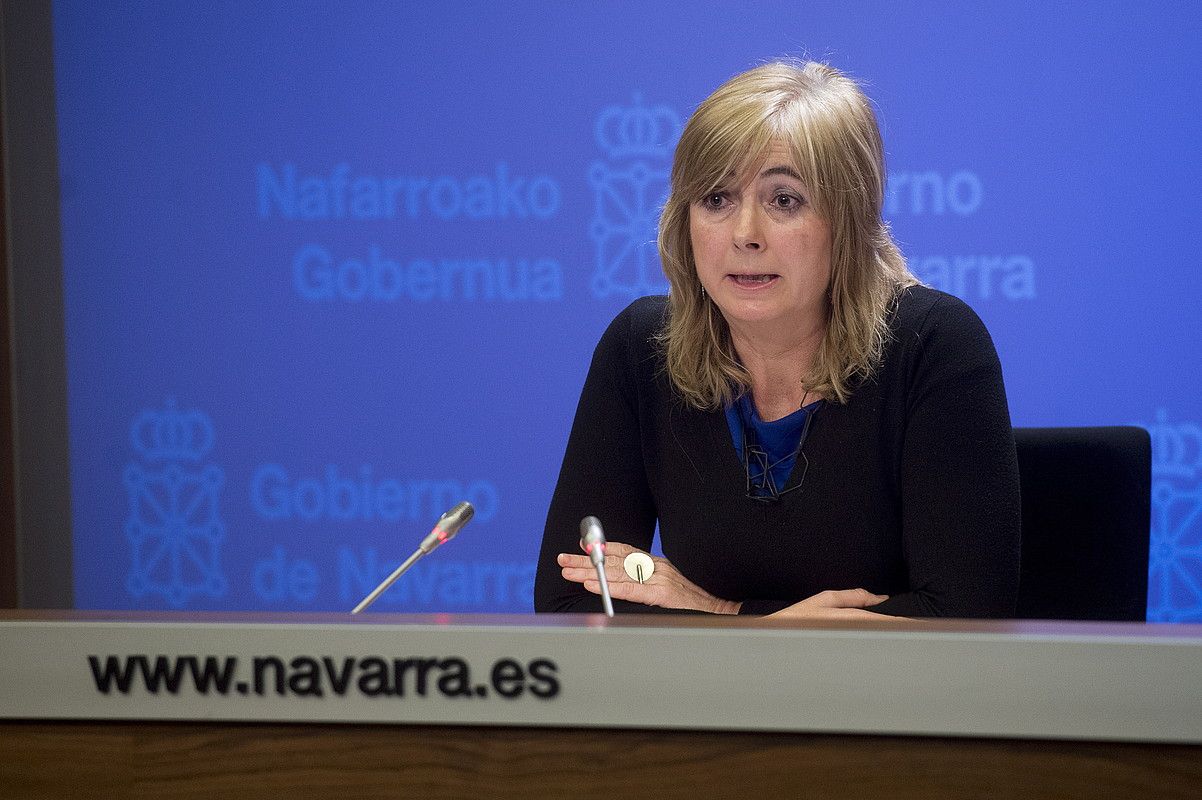 Ana Ollo Nafarroako Gobernuko kontseilaria artxiboko irudi batean. IÑIGO URIZ / FOKU. Ana Ollo Nafarroako Gobernuko kontseilaria artxiboko irudi batean. IÑIGO URIZ / FOKU.