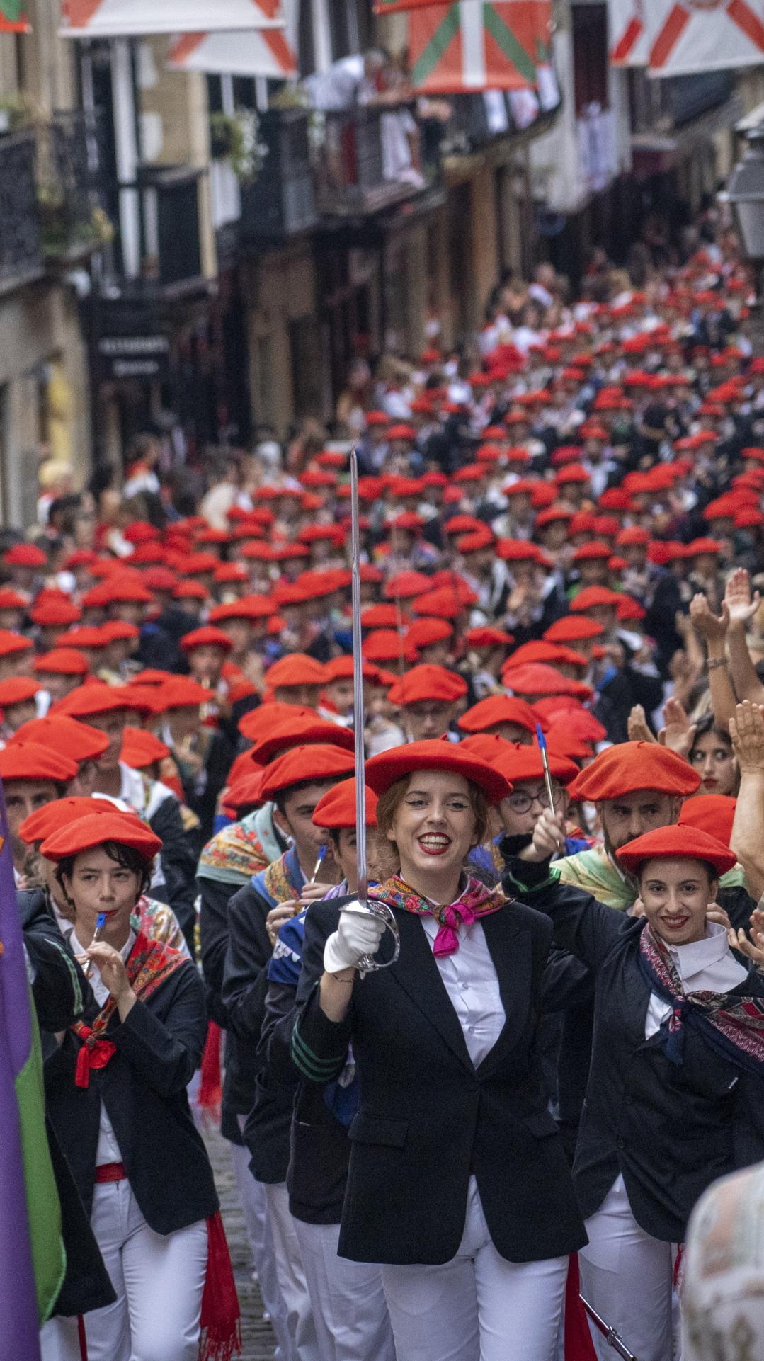 Hondarribiko alardearen artxiboko irudia. GORKA RUBIO / FOKU