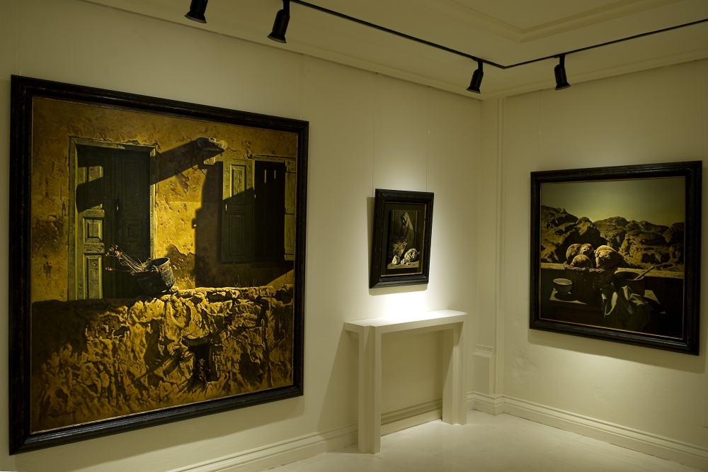 Miguel Etxauriren zenbait lan, haren izena daramanko fundazioan, 2012an. IDOIA ZABALETA / FOKU Miguel Etxauriren zenbait lan, haren izena daramanko fundazioan, 2012an. IDOIA ZABALETA / FOKU
