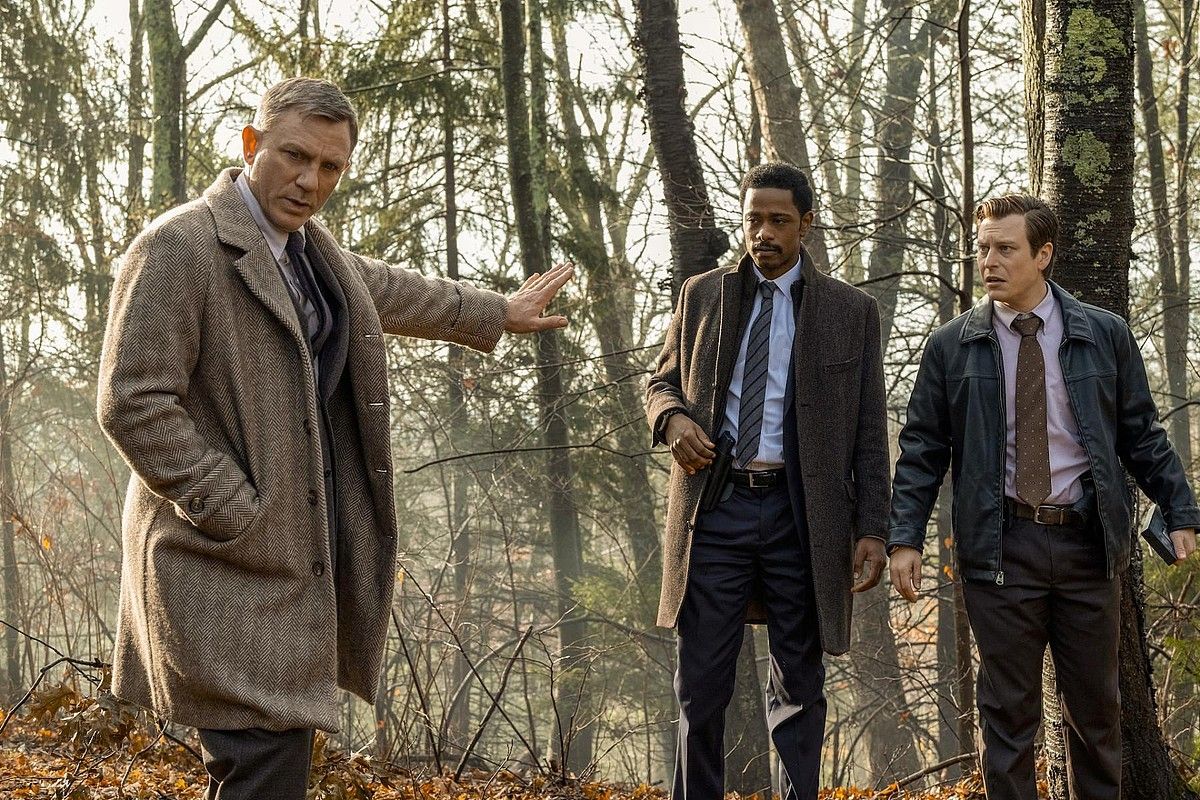 Daniel Craig aktoreak betetzen du detektibearen rola Rian johnson zuzendariaren filmean. BERRIA. Daniel Craig aktoreak betetzen du detektibearen rola Rian johnson zuzendariaren filmean. BERRIA.