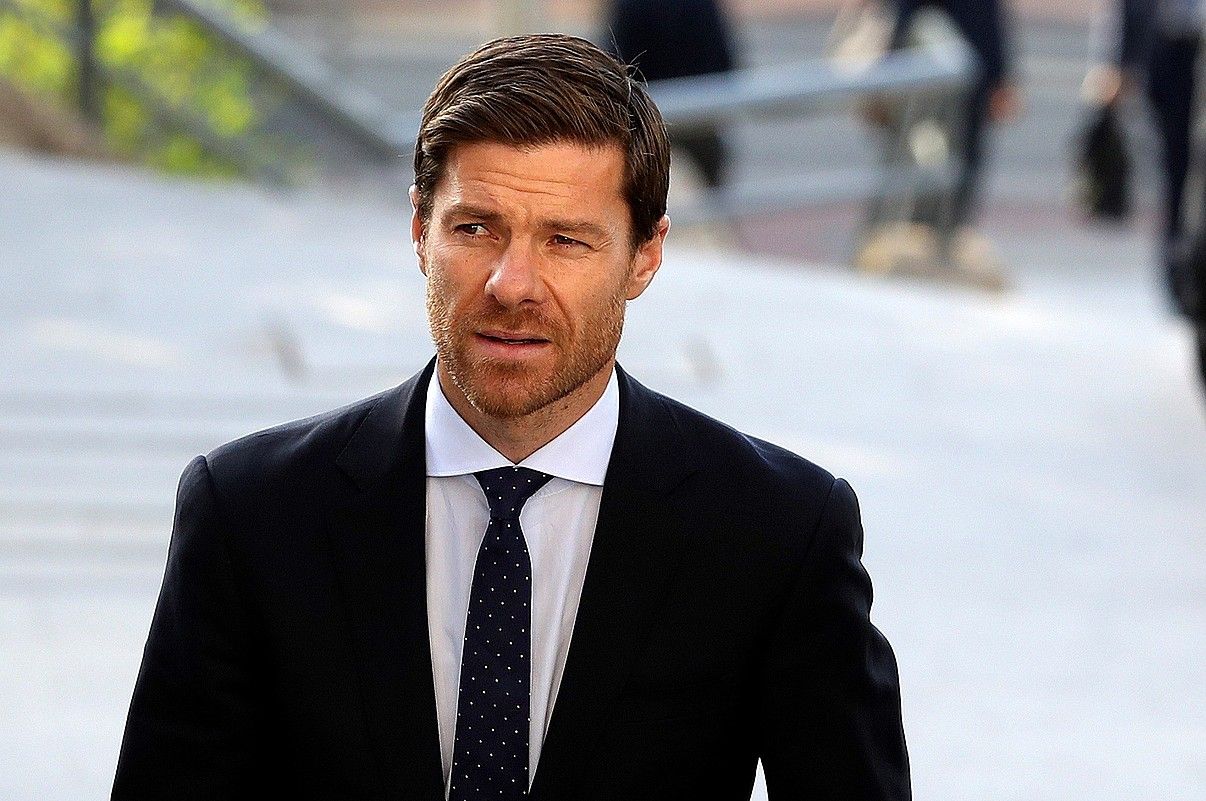 Xabi Alonso, urriaren 10ean, epaiketa egunean. J.J. GUILLEN / EFE.