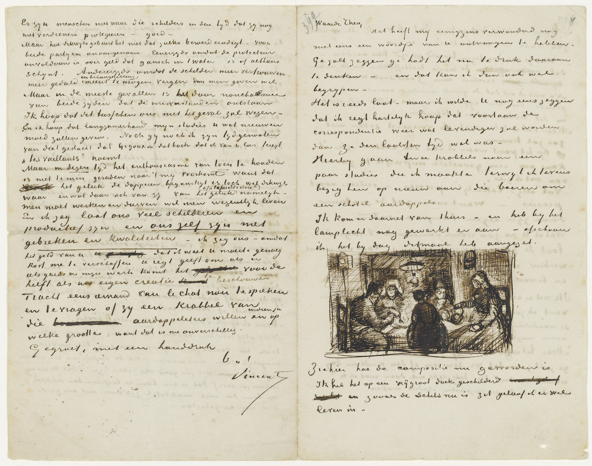 Vincent Van Goghen eskutitzak. BERRIA Vincent Van Goghen eskutitzak. BERRIA