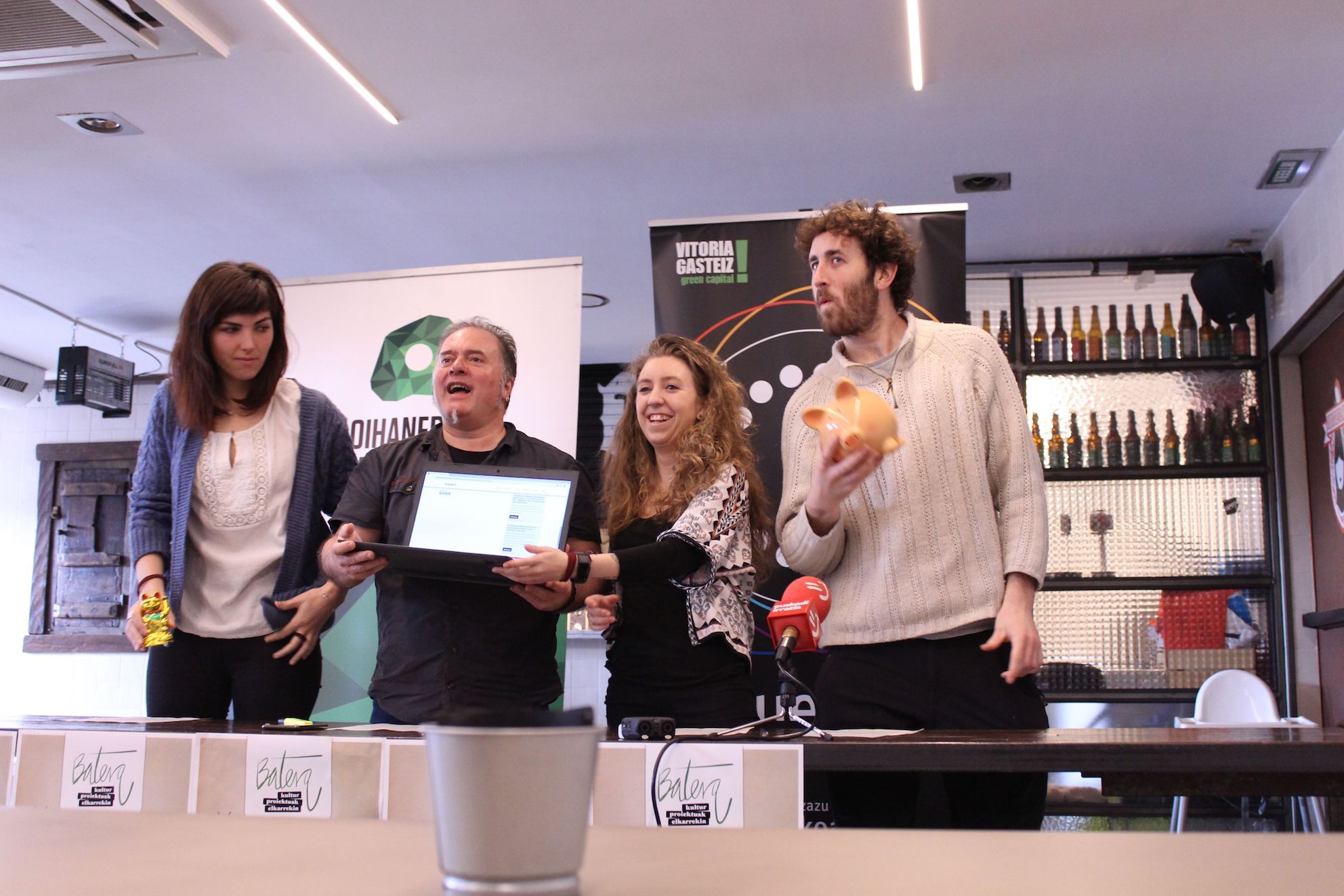 Batera kultur proiektuko sarituen aurkezpena. OIHANEDER EUSKARAREN ETXEA