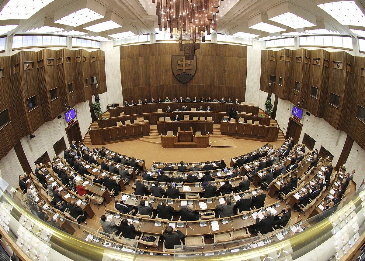 Eslovakiako Parlamentua, artxiboko argazki batean. PETER HUDEC / EFE.