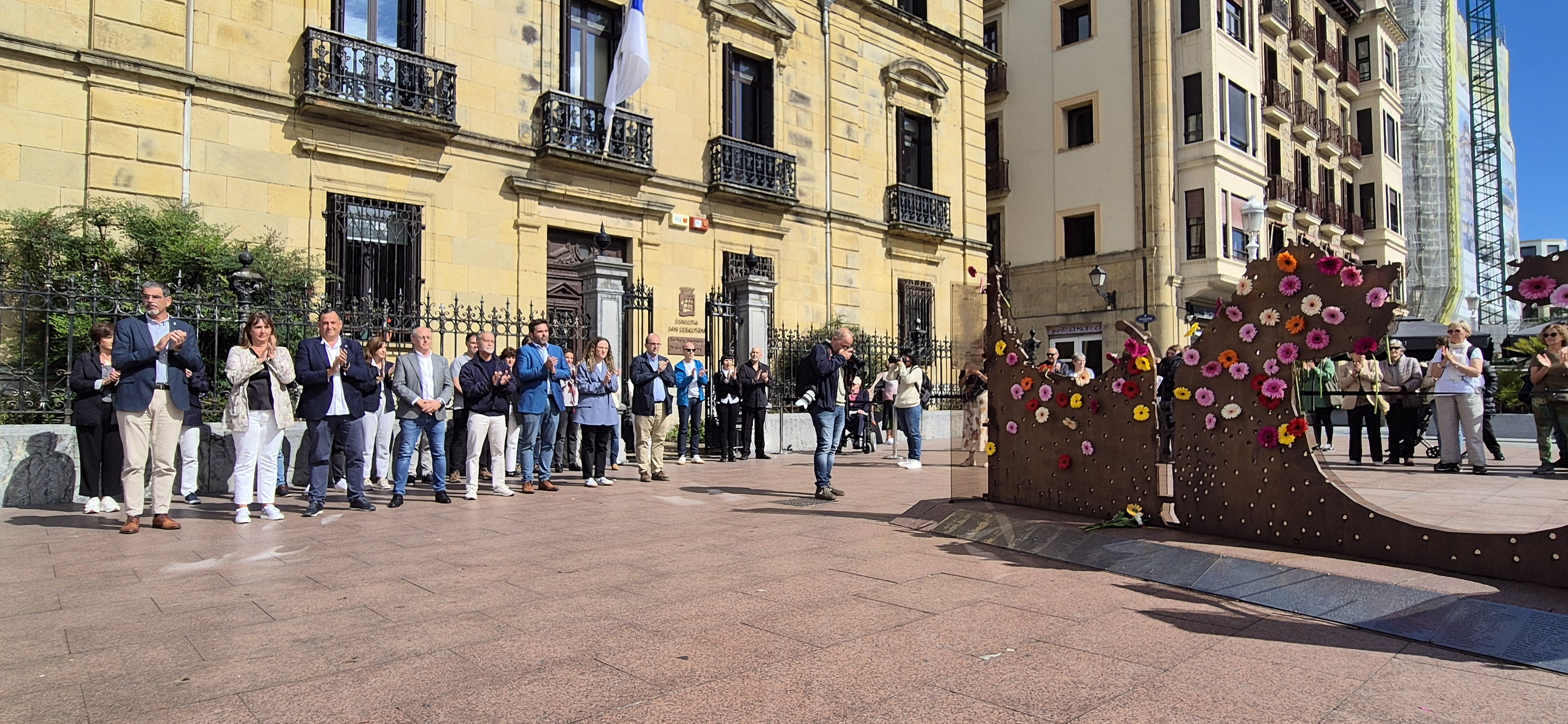 Omenaldia Frankismoaren biktimei, Donostian. DONOSTIAKO UDALA