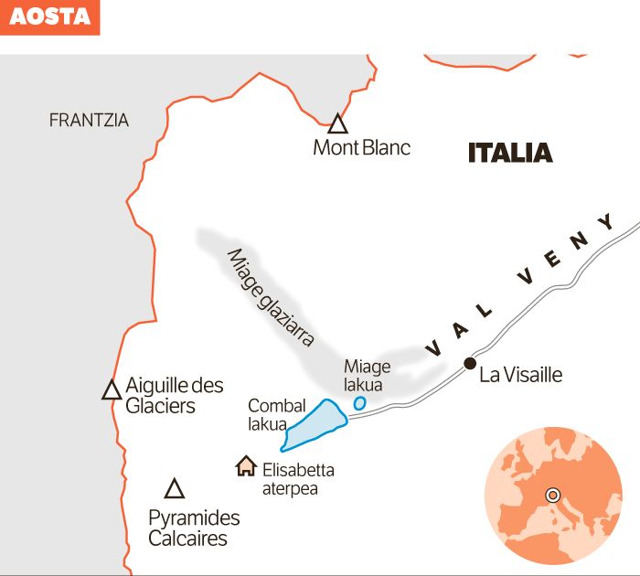Aosta bakardadeko konpainian. Aosta bakardadeko konpainian.