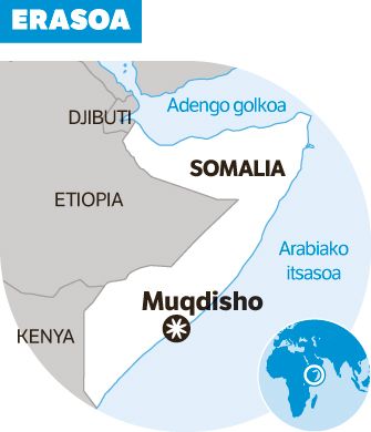 Somalian 90etik gora lagun hil dituzte bonba-auto bat leherrarazita.