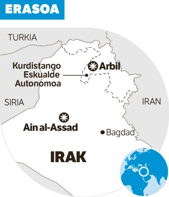 Iranek lehen erantzun militarra eman du Soleimaniren hilketagatik.