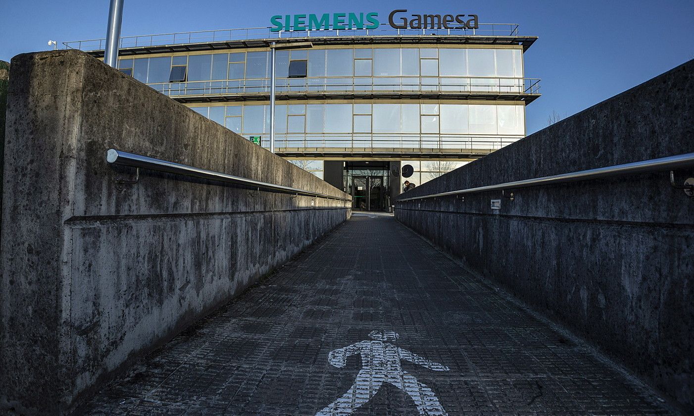 Siemens Gamesaren egoitza nagusia, Zamudioko parke teknologikoan. ARITZ LOIOLA / FOKU. Siemens Gamesaren egoitza nagusia, Zamudioko parke teknologikoan. ARITZ LOIOLA / FOKU.