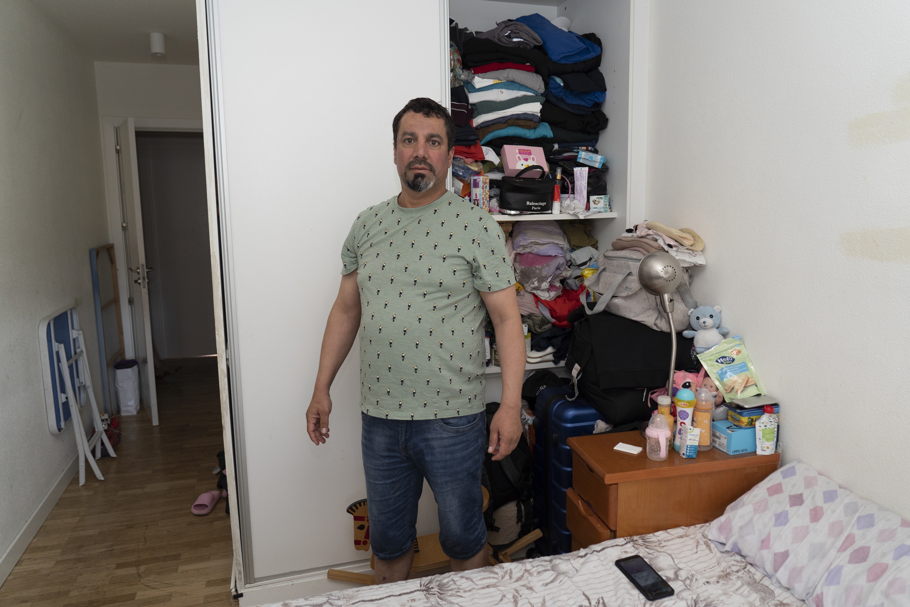 (ID_14096534) Fawzi Cherifen etxea. Emaztea eta hiru seme-alabarekin bizi da g
