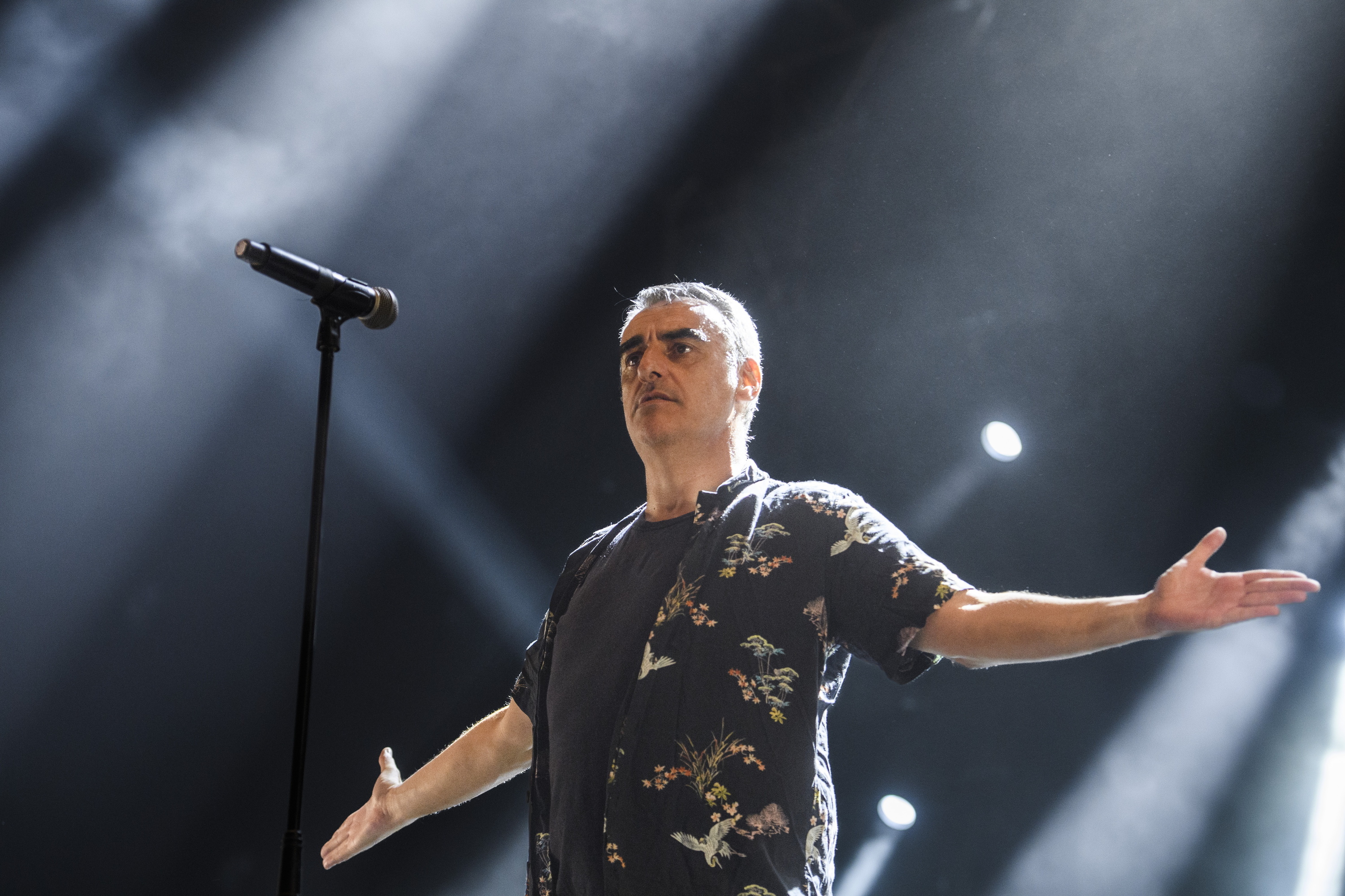 Alex Sardui, Gatibuk Donostian egindako kontzertu batean, iaz. JON URBE / FOKU