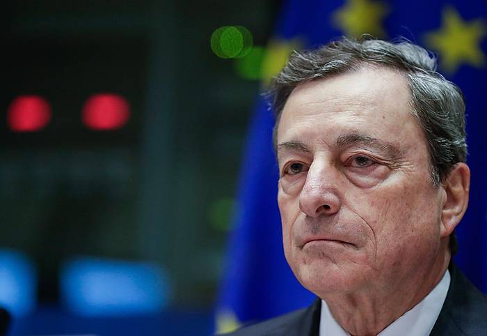Mario Draghi Europako Banku Zentraleko presidentea, artxiboko irudi batean. STEPHANIE LECOCQ, EFE