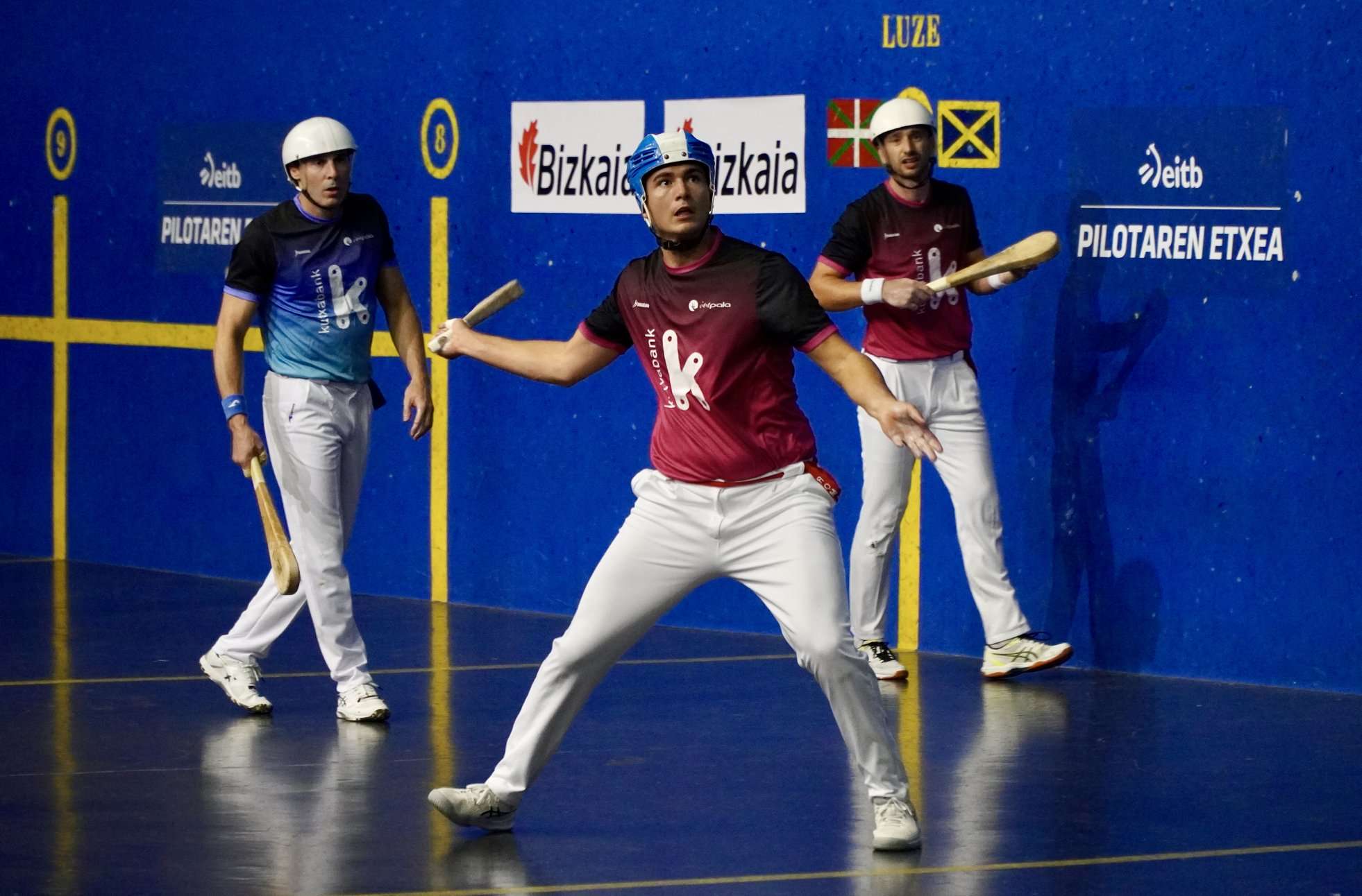 Roman Maldonado, pilota jotzen Sopela Pro txapelketako ligaxkako jardunaldian. INNPALA