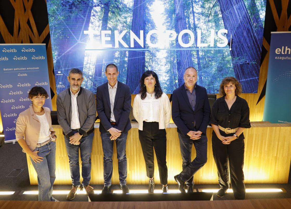‘Teknopolis’ saioaren denboraldi berriaren aurkezpena, atzo, Errenterian. MAIALEN ANDRES / FOKU