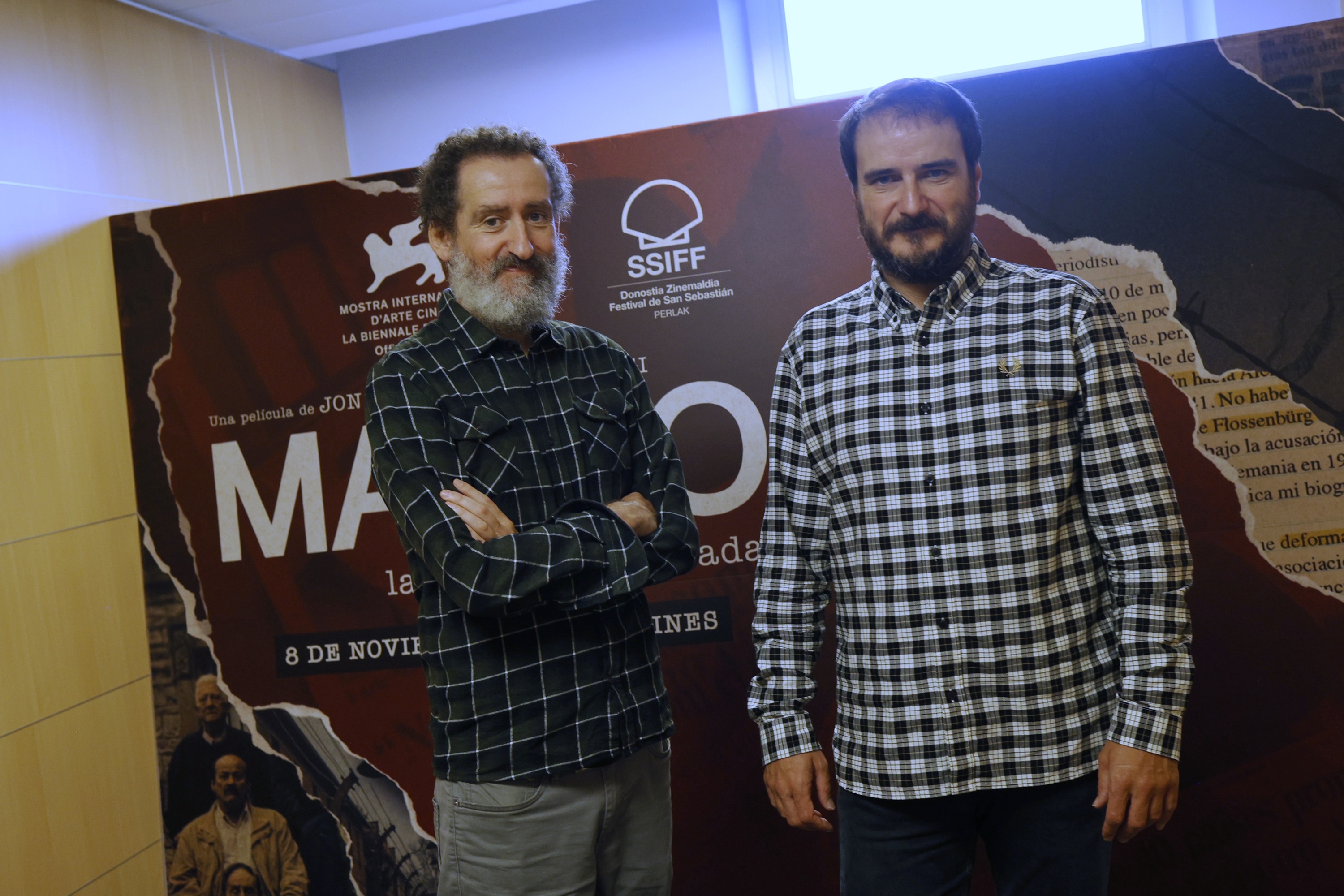 Jon Garaño eta Aitor Arregi, Moriarti ekoiztetxeko bi kide. MAIALEN ANDRES / FOKU