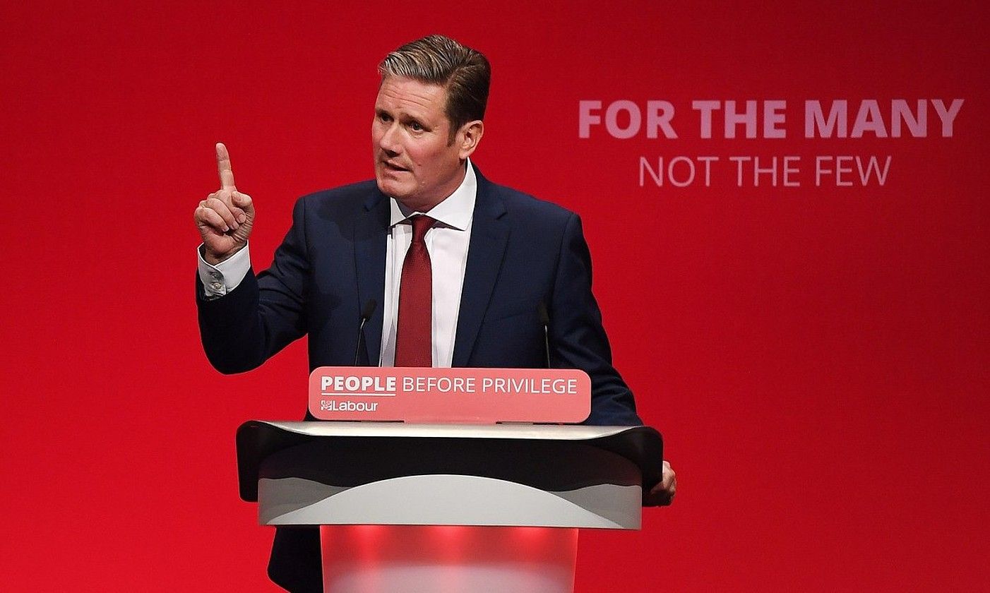 Keir Starmer, iragan irailean, Alderdi Laboristaren konferentzian. ANDY RAIN / EFE.