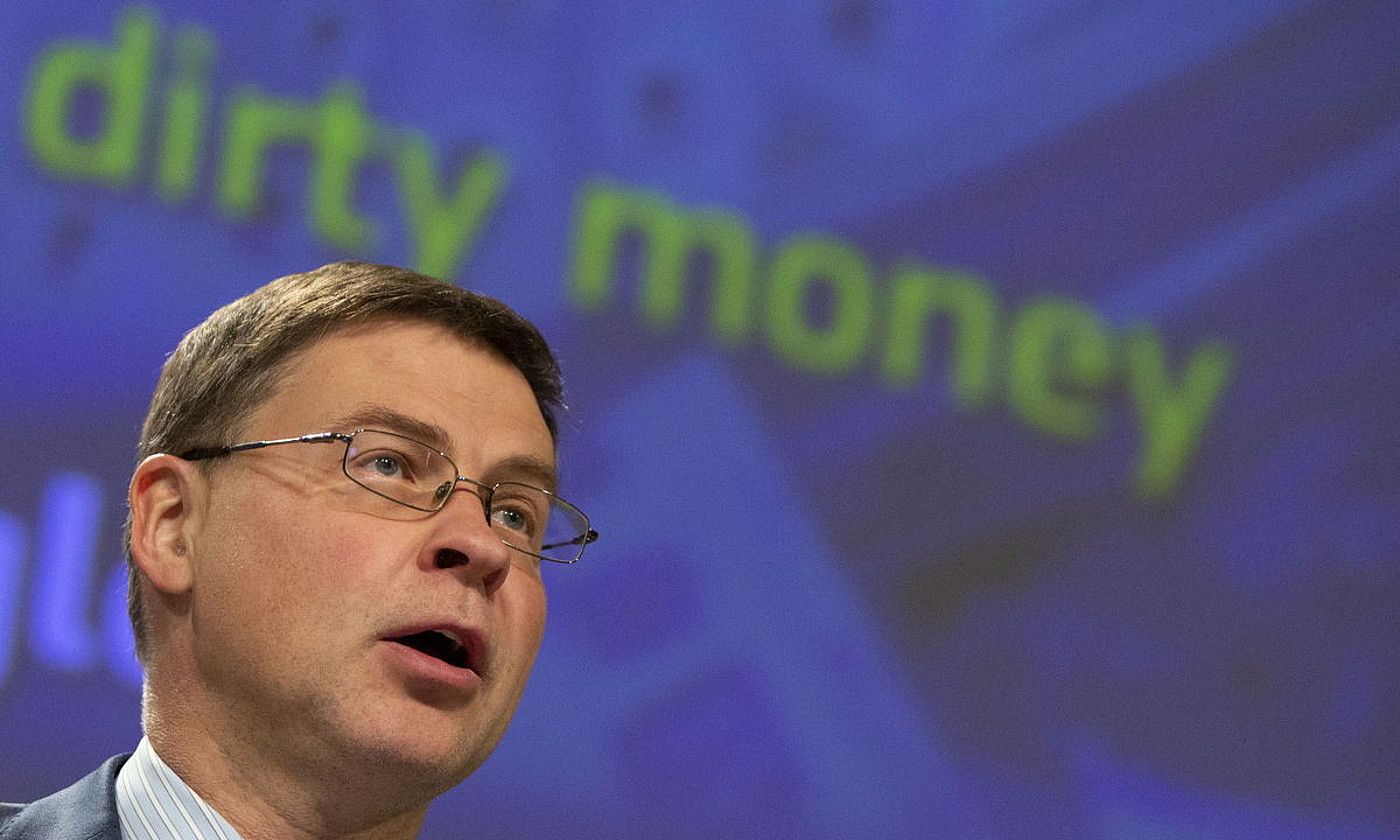 Valdis Dombrovskis, Batzordeko presidenteorde ekonomikoa. V. MAYO / EFE.