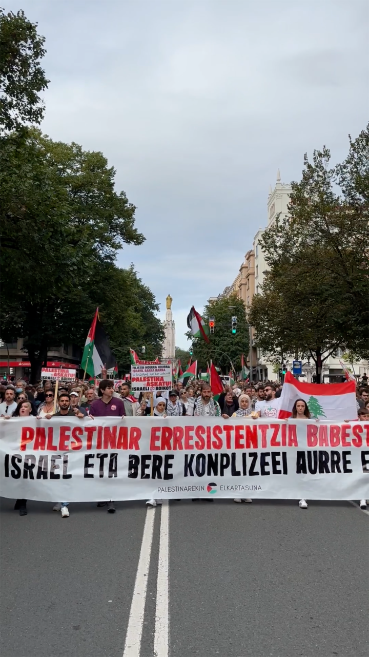 Manifestazioa Palestina FOTOGRAMA