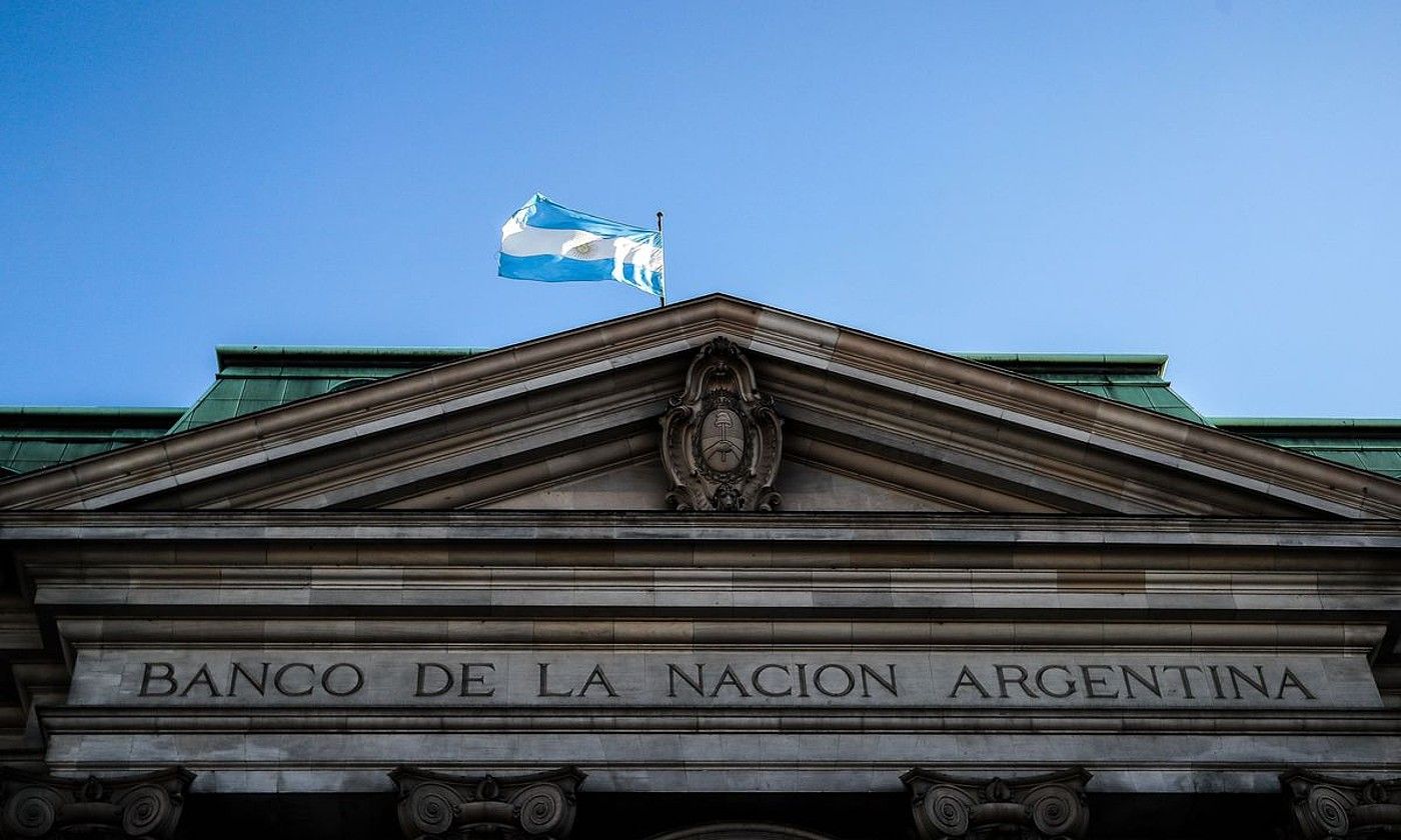 Argentinako banku zentralaren egoitza, Buenos Airesen. JUAN IGNACIO RONCORONI ( / EFE.