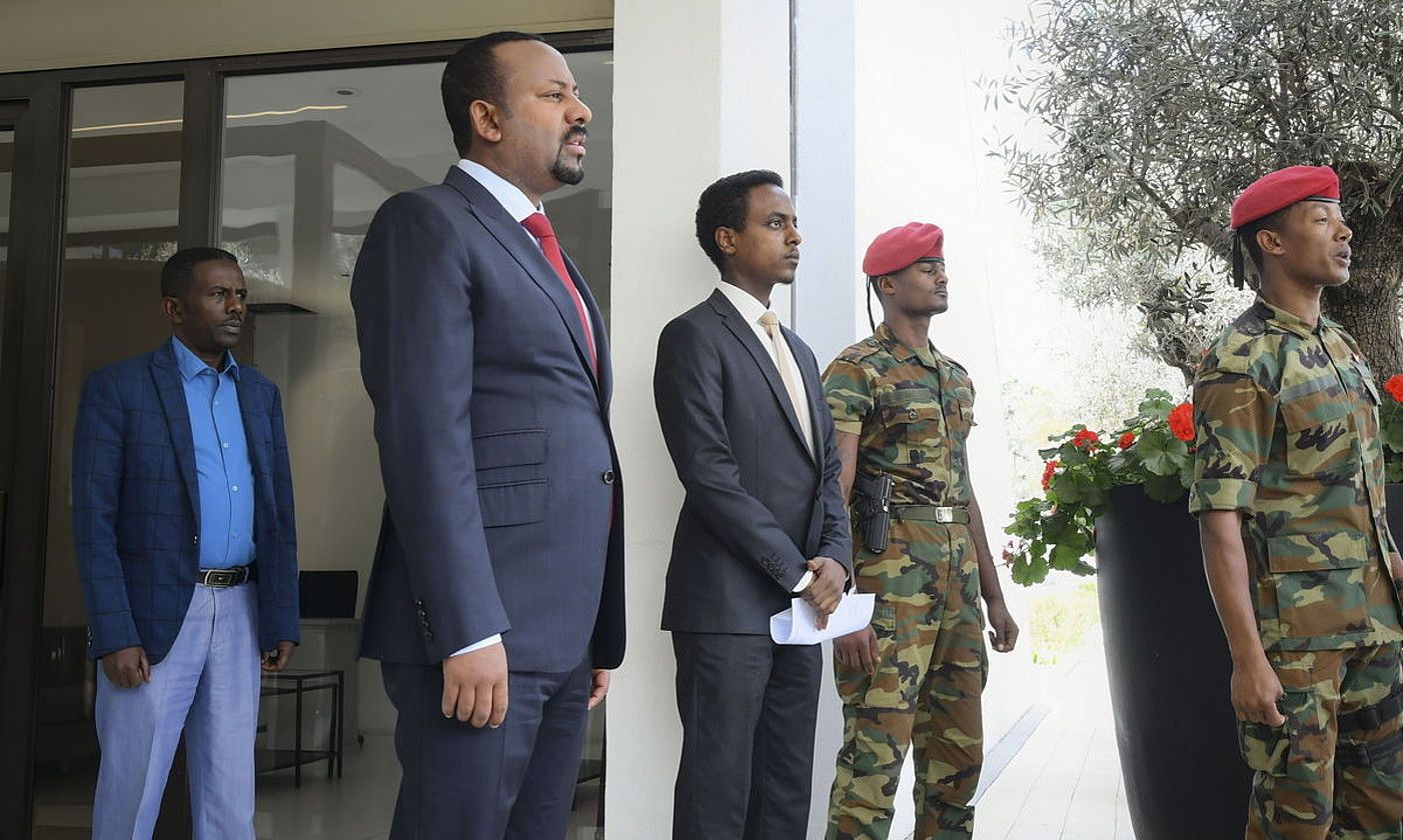 Abiy Ahmed Etiopiako lehen ministroa. STR / EFE.