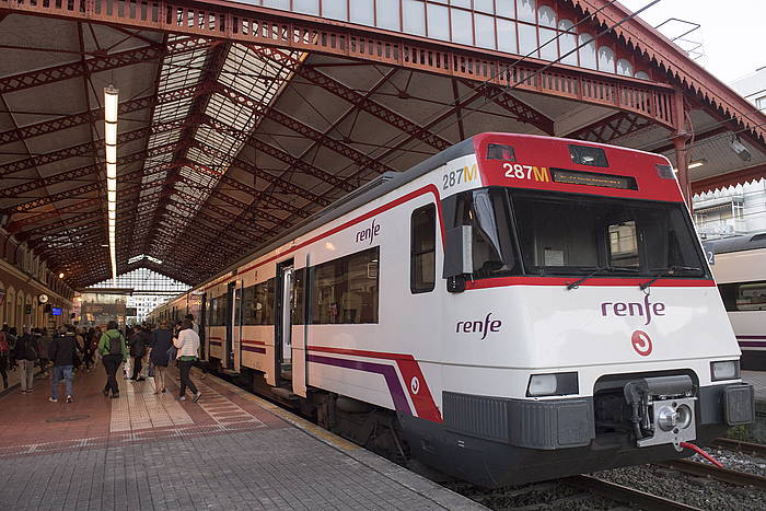 Renferen Donostiako geltokia. JUAN CARLOS RUIZ, FOKU.